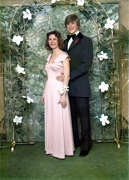 Amy Sandlin, Jerry Tucker '75 prom 11th grade