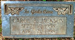 Carol brosemer headstone