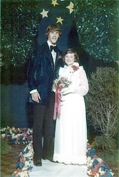 Daniel McNamara '75, Hollis Hutchens prom 11th grade 