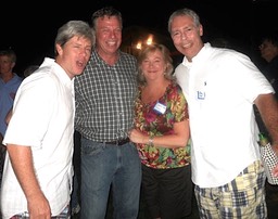 David Lee '77, Diana Smith '77 with John, Bobby Lee