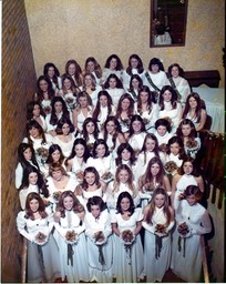 Junior Grace Freshman Year - Landess is at the far left, third row from top