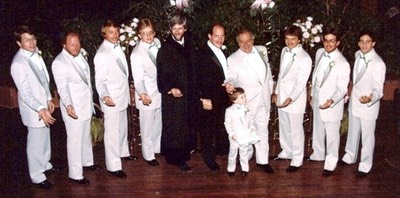 Larry Jess Groomsmen Randy far right