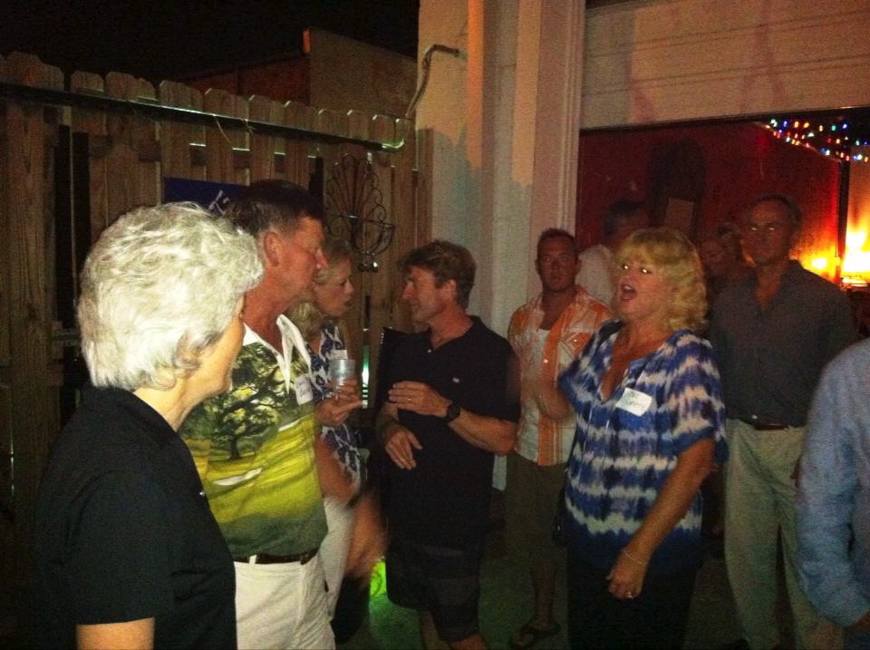 Lynn Kolyer '75 and wife, Teri Gillam, Tiger Sirote and wife Mel