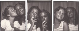 Landess with Sally Peeler in the middle picture - photo booth