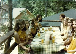 Tami (front left), Peggy Thompson (back right)