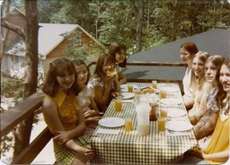 Tami (fr left), Peggy Thompson (back right)