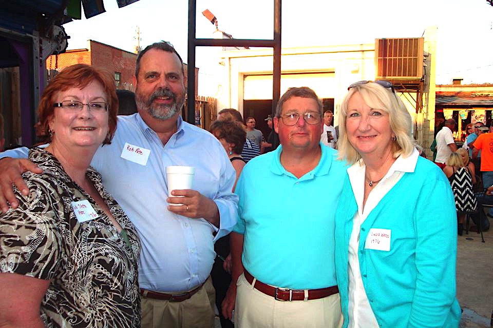 Barbara Shea and husband, Linda Drummond and husband Steve Watts