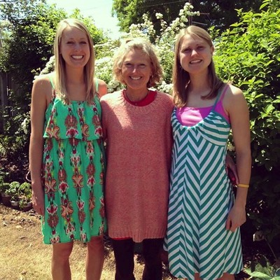 Eleanor Hovater and daughters 2014