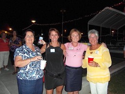 Judy McClure '75, Jennifer White '78, Kendall Edwards '75, Amelia Uffelman