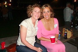 Kathy Baird '77, Tina Bryant '77