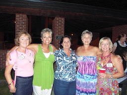 Kendall Edwards, Deanna Benefield, Judy McClure, Cathy Smith, Jenny Bates - all '75