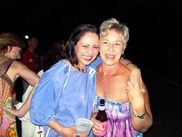 Kim Davidson '75, Cathy Smith '75