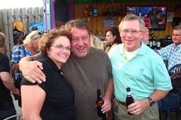 Lora Shuey, Bill Roberts '77, Gary Abernathy '75, Chris Caudle