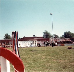 May Day at Blossomwood School Stepehn on the platform 5-68