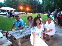 Mark Haynes '77, Kathy Mayer '77, Sarah Sampson, Sheila Bramlett