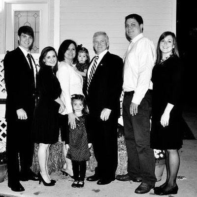 sherry, 3rd from left, and family 2012