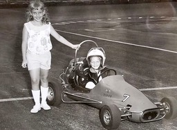 tiger sirote in his go kart