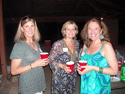 Virginia Pugh '77, Vala Baggett '75, Lisa Grumbles